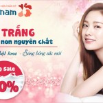 Xuân sang, Tặng nàng sắc mới: Big Sale 60% với Tắm trắng sữa non nguyên chất