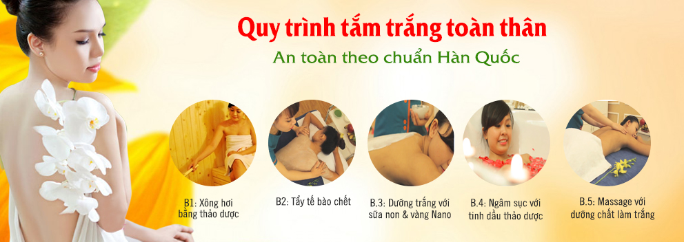 Quy trình tắm trắng