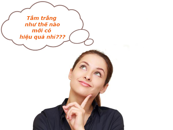 Tùy thuộc vào mỗi làn da mà lựa chọn phương pháp tắm trắng thích hợp